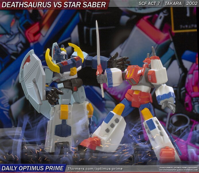 Daily Prime   Super Collection Figure Act 7 Deathsaurus Vs Star Saber (1 of 1)